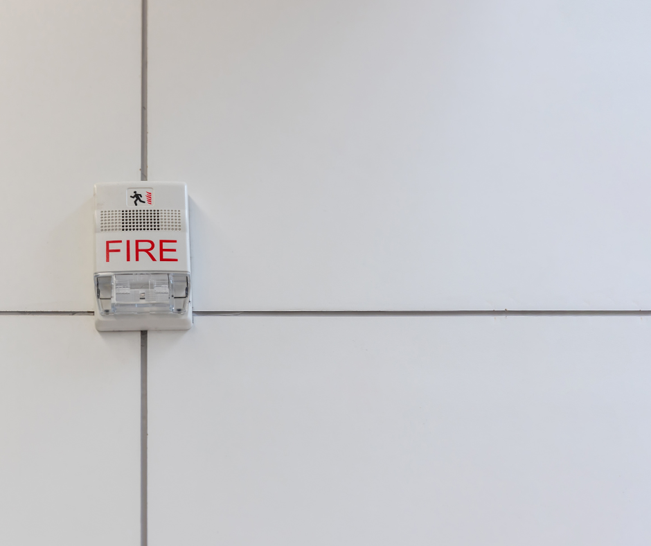 Visual fire alarm